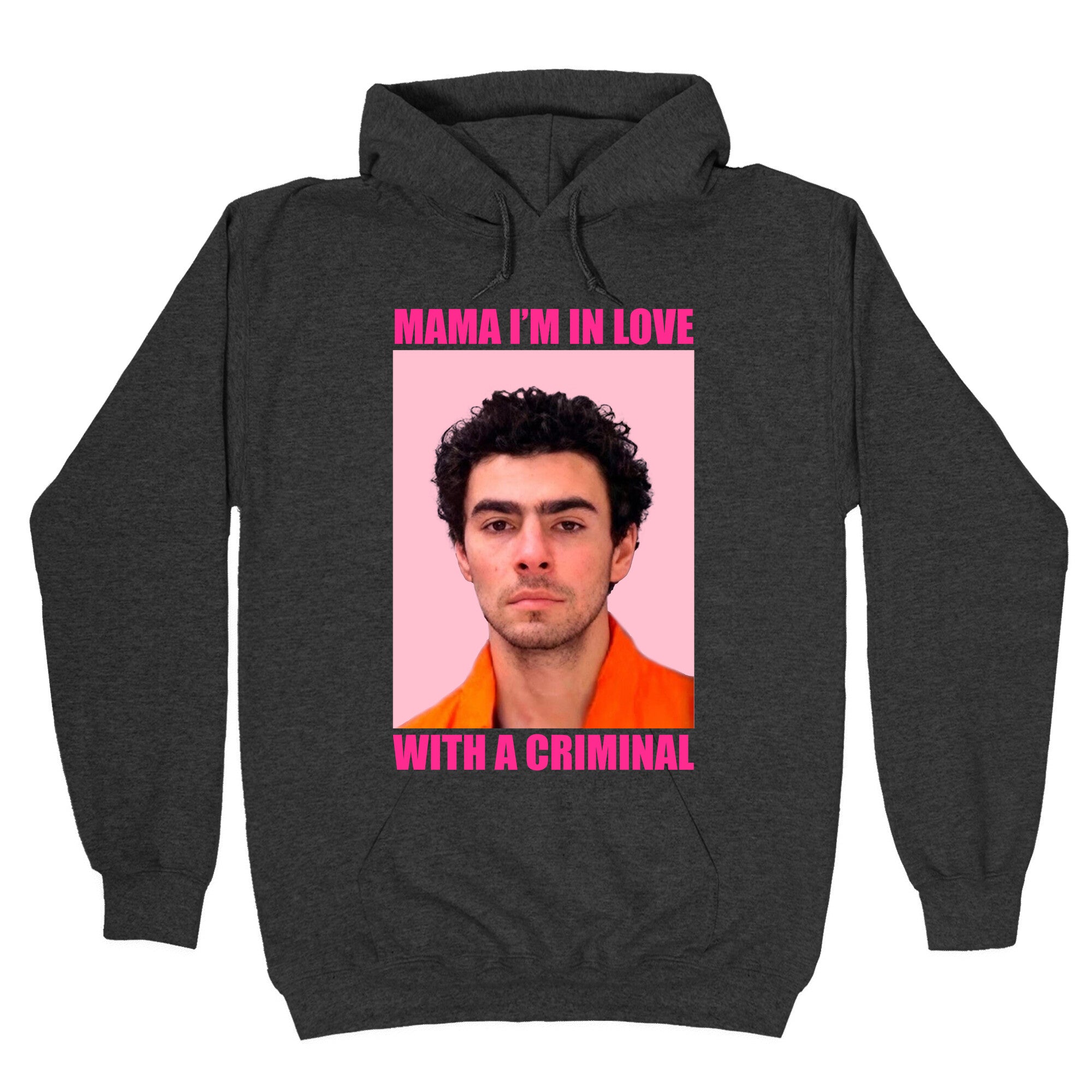 Luigi Mangione Mama Im In Love With A Criminal Valentines Day Hoodie